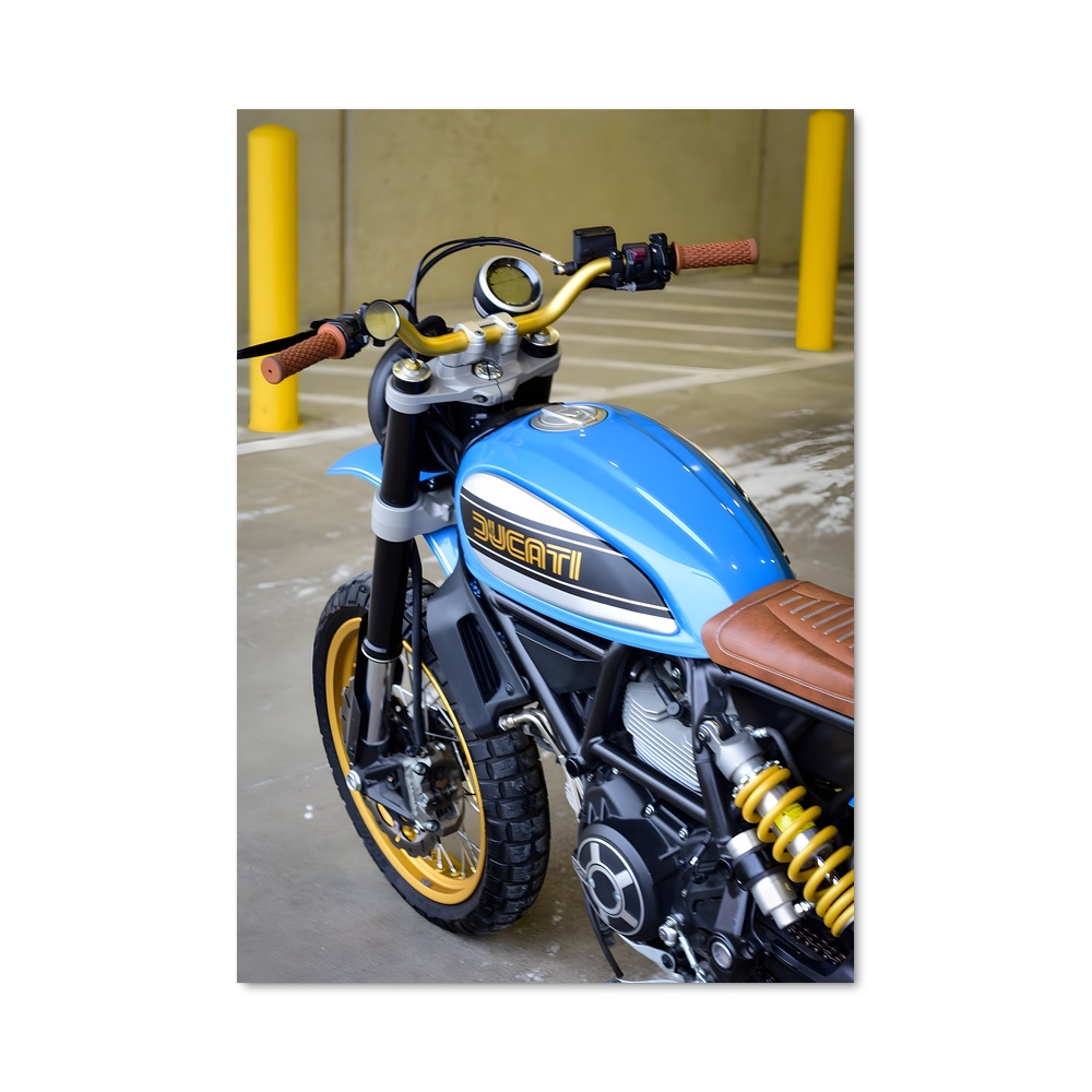 Poster Sable et Mécanique